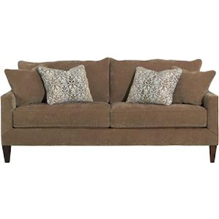 Contemporary Sofa with Sloping Track Arms